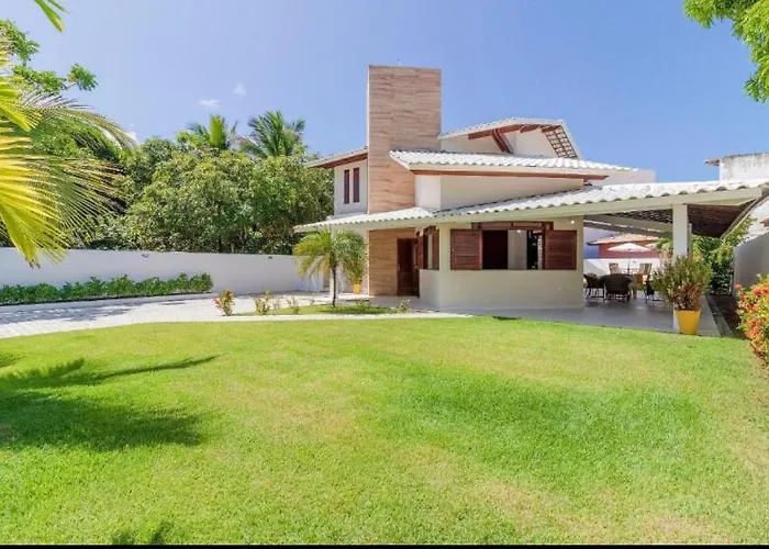Guarajuba - Casa Em Condominio Corais A 200 Metros Da Praia